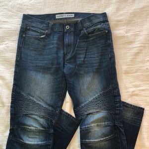 Men’s Moto style jeans from Express 34x34